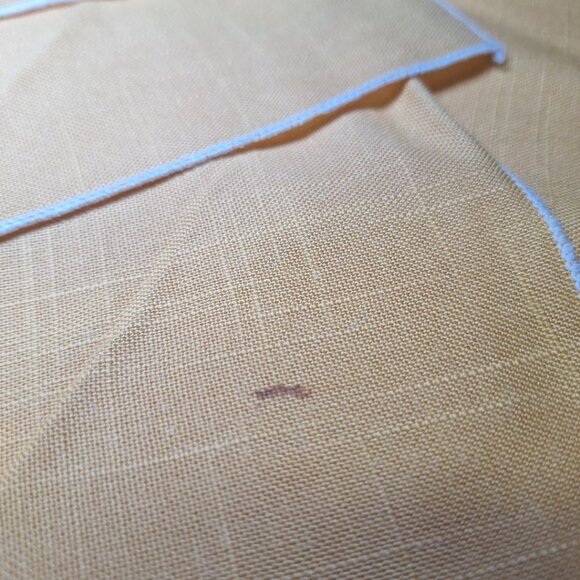 Retro Cloth Napkins Placemats Vintage Yellow Flower 16x11 inches Granny Dining - Picture 7 of 9